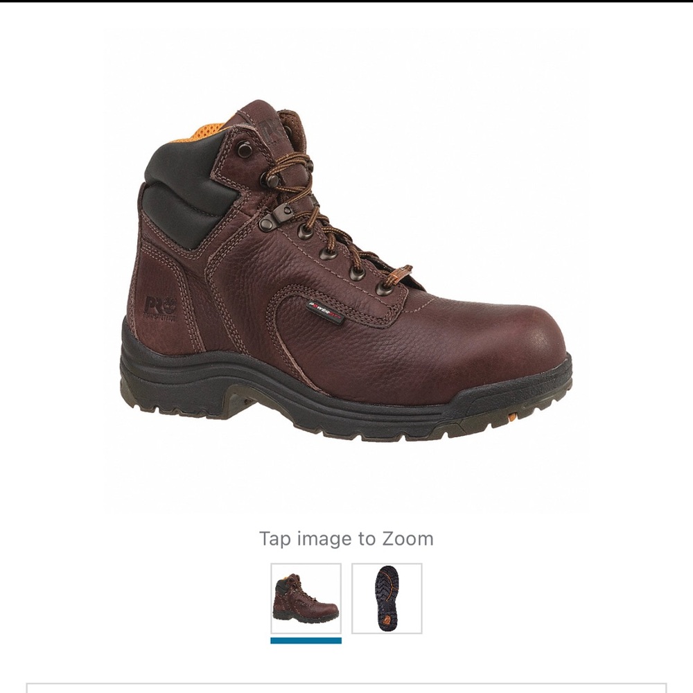 Timberland PRO Steel Toe Boots, women’s size 8